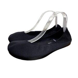 OESH Size 10 Shoes Dream Essential Black Ballet Flats Comfort Knit Sustainable